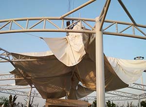 膜結(jié)構(gòu)中膜布怎么安裝？