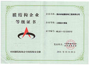 膜結(jié)構(gòu)資質(zhì)等級是如何確定的？