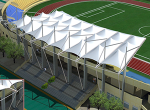 漯河膜結(jié)構(gòu)看臺【漯河食品職業(yè)學(xué)院等】設(shè)計(jì)方案