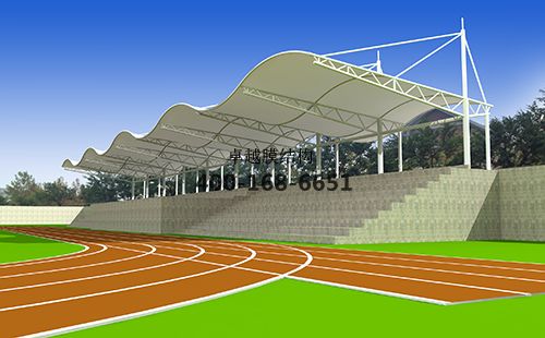 江油市膜結(jié)構(gòu)看臺【江油一中等】設(shè)計(jì)施工案例