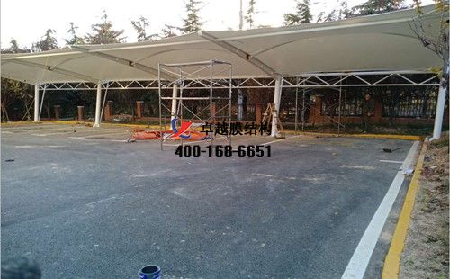 鄭州廣武管理處膜結構車棚/頂棚項目工程動態(tài)