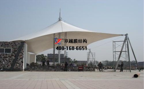 晉中膜結(jié)構(gòu)看臺(tái)/主席臺(tái)【晉中師范高等?？茖W(xué)校等】設(shè)計(jì)施工案例