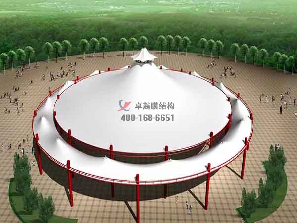 煙臺<font color='red'>張拉膜結(jié)構(gòu)</font>景觀設(shè)計施工【案例圖片】