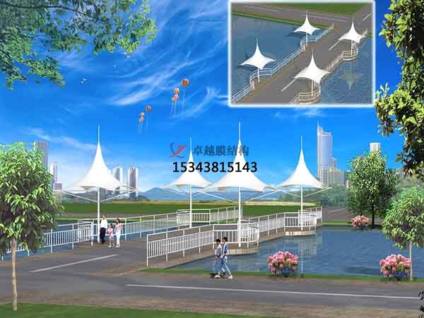 阿克蘇景觀<font color='red'>張拉膜結(jié)構(gòu)</font>遮陽棚【生產(chǎn)廠家】