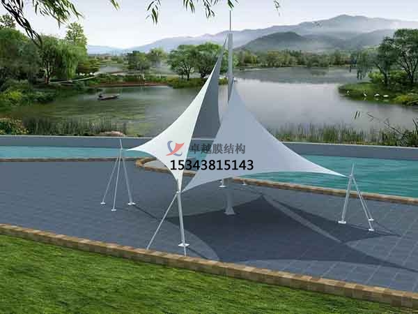 庫爾勒<font color='red'>張拉膜結(jié)構(gòu)</font>景觀小品【案例圖片】