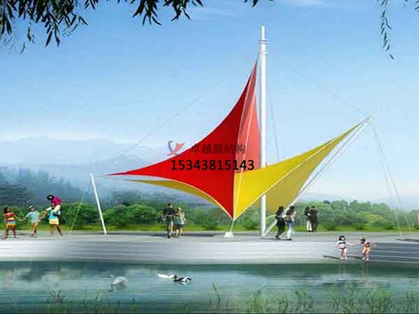 撫州景觀<font color='red'>張拉膜結(jié)構(gòu)</font>遮陽棚【生產(chǎn)廠家】