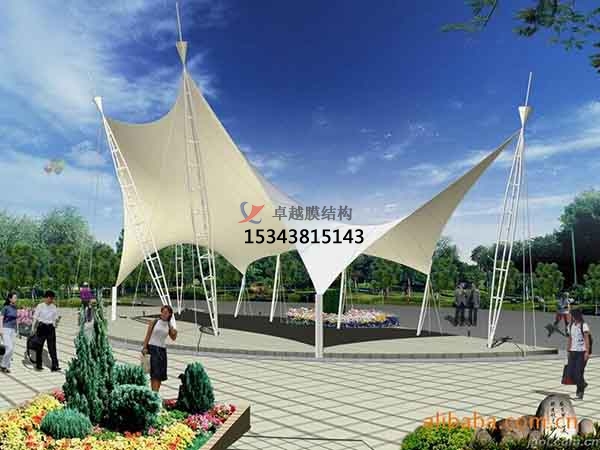 宜春<font color='red'>張拉膜結(jié)構(gòu)</font>景觀設(shè)計(jì)施工【案例圖片】