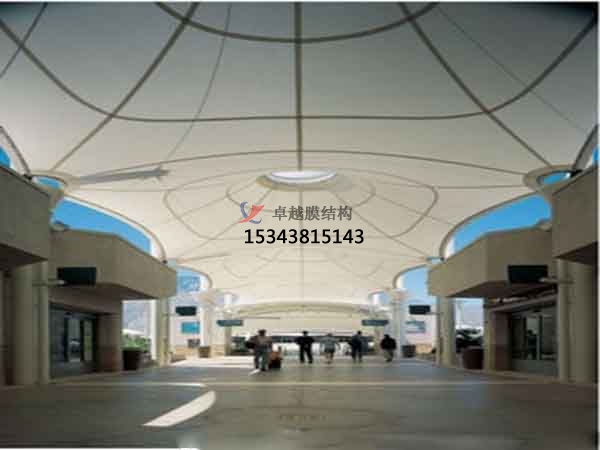 蘇州膜結構商場頂蓋【生產(chǎn)廠家】蘇州步行街入口大門膜結構遮陽棚公司