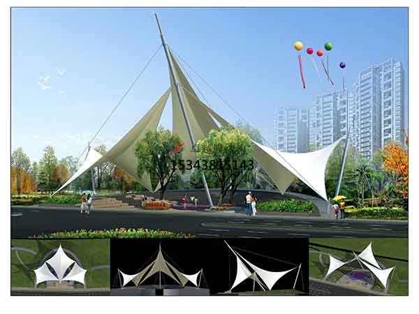 柳州<font color='red'>膜結(jié)構(gòu)景觀</font>設(shè)計施工【案例圖片】