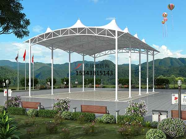 塔城<font color='red'>膜結(jié)構(gòu)景觀</font>設(shè)計(jì)施工【案例圖片】