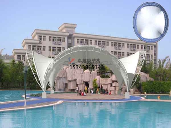 包頭膜結構游泳館【遮陽棚設計】