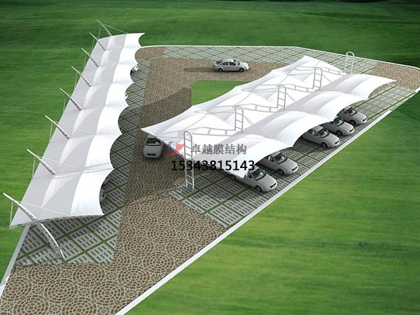 垣曲膜結構停車棚【生產(chǎn)銷售】遮陽棚雨棚