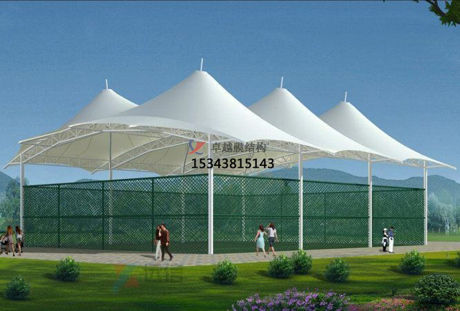  足球場膜結(jié)構(gòu)雨棚破損如何修復(fù)？