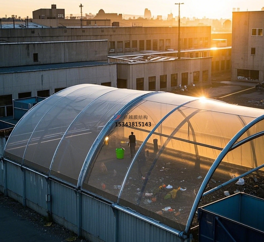 宣城膜結(jié)構(gòu)公司【垃圾中轉(zhuǎn)站罩棚】宣城膜結(jié)構(gòu)廠家