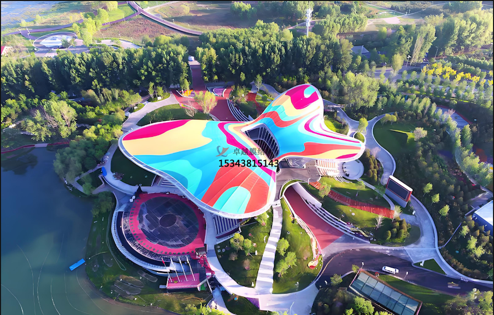 ETFE膜材做成的大蝴蝶到底有多炫？