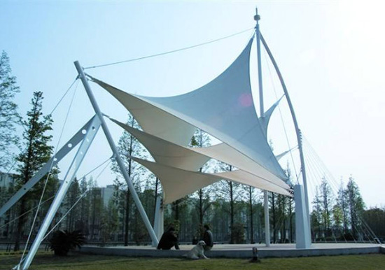 膜結(jié)構(gòu)自行車車棚